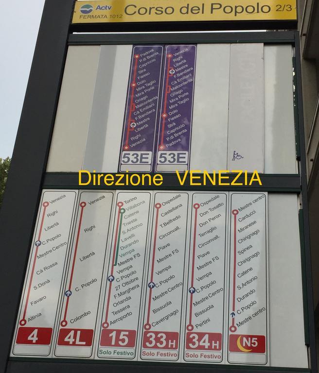 La Calle Veneziana Villa Mestre Eksteriør bilde