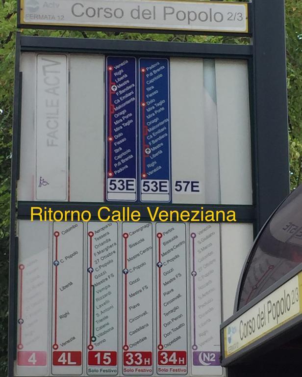 La Calle Veneziana Villa Mestre Eksteriør bilde